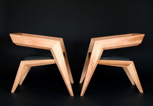 Dans le style du minimalisme avant-gardiste : fauteuil 2R par Sien 5 studio