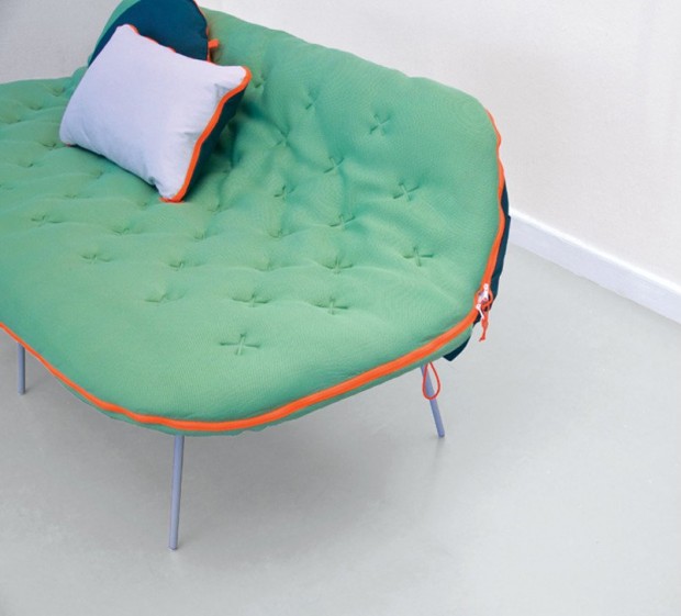 La designer londonienne Stephanie Hornig a créé le lit de jour léger Samr 3.
