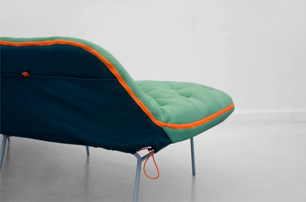 La designer londonienne Stephanie Hornig a créé le lit de repos léger Samr 4.