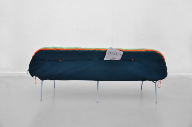 La designer londonienne Stephanie Hornig a créé le lit de jour léger Samr 5.
