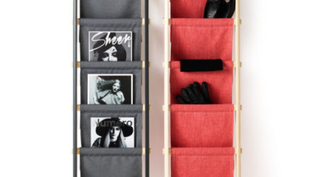 Étagère Plisado, un design minimaliste imaginé par le cabinet de design suédois