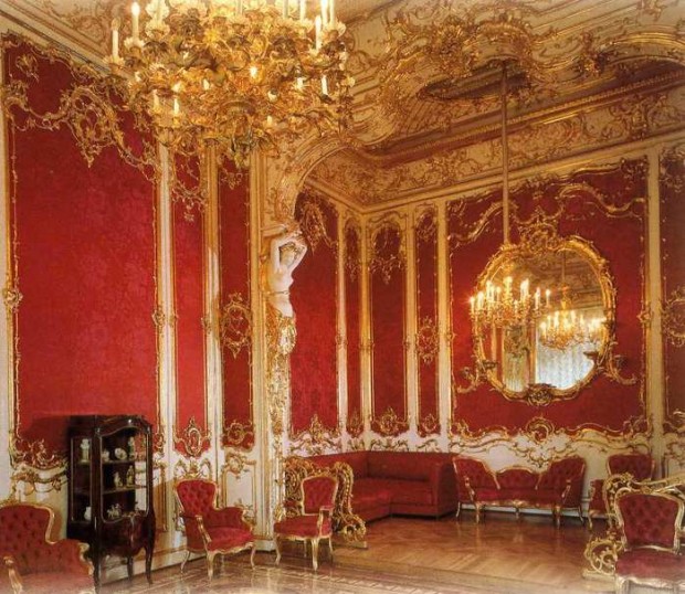 Style baroque à l'intérieur