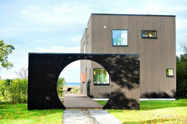 Maison suédoise avec vue mer 14