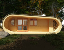Eco-maison innovante en bois offrant un haut niveau de vie