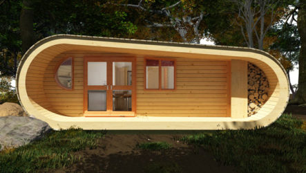 Eco-maison innovante en bois offrant un haut niveau de vie