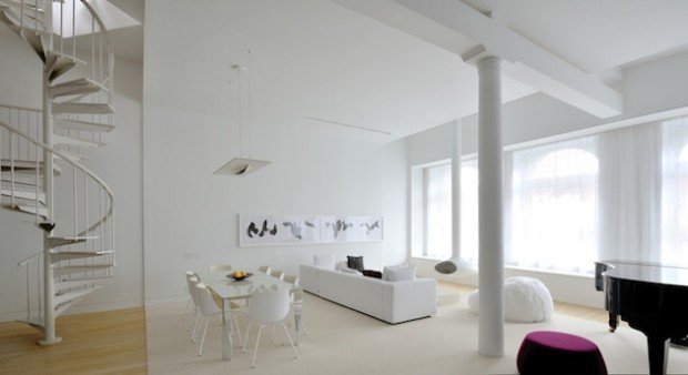 Intérieur blanc et noir 4