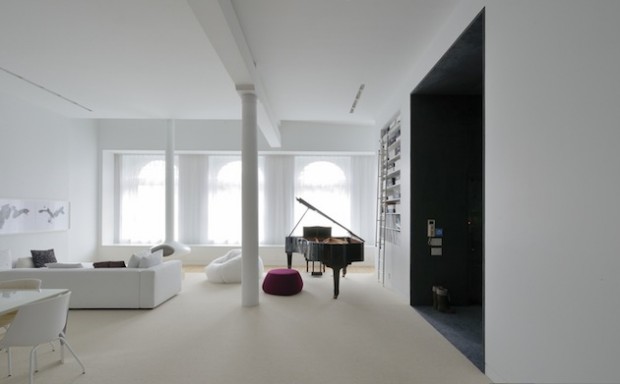 Intérieur blanc et noir 5