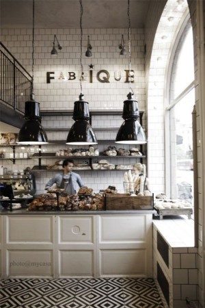 Intérieur de la boulangerie française