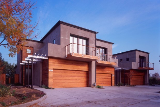 Portes de garage en bois