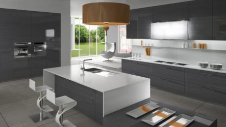 Style high-tech dans la décoration intérieure de la cuisine