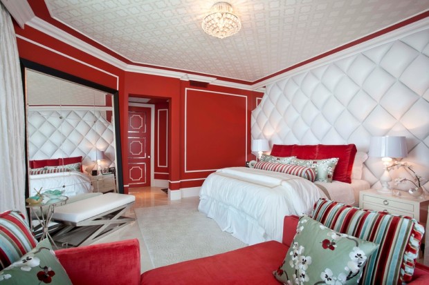 chambre rouge