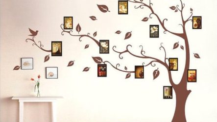 Arbre décoratif dans un décor moderne