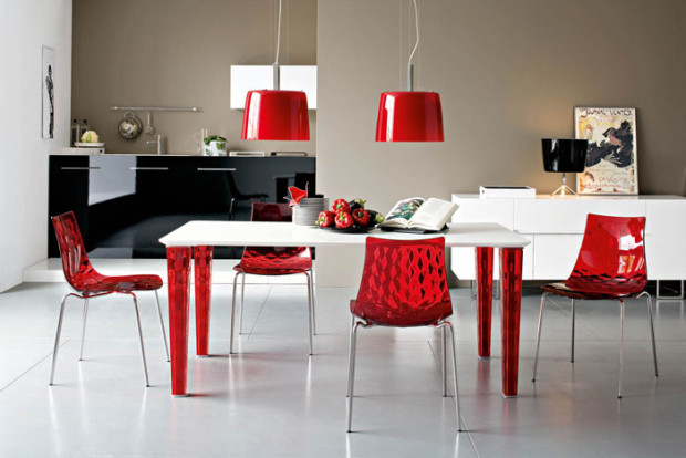 chaises de cuisine belles et confortables