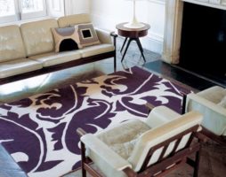 Tapis dans un intérieur moderne