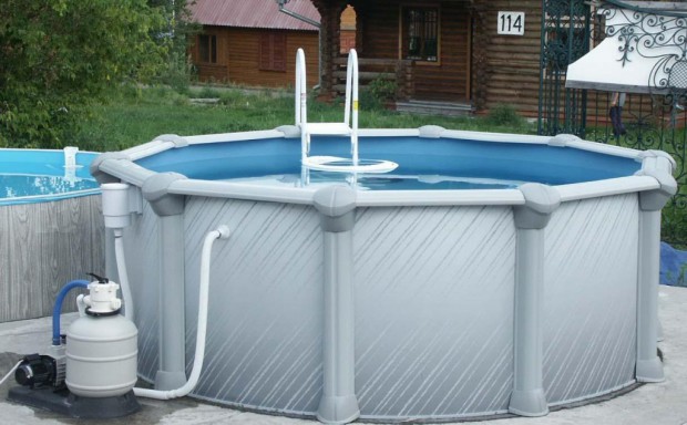 Piscine à la campagne