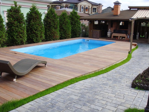 Piscine à la campagne