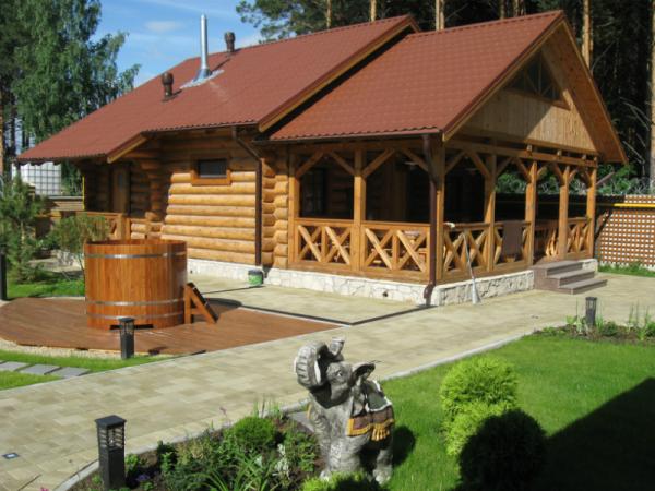 Baignoire avec gazebo