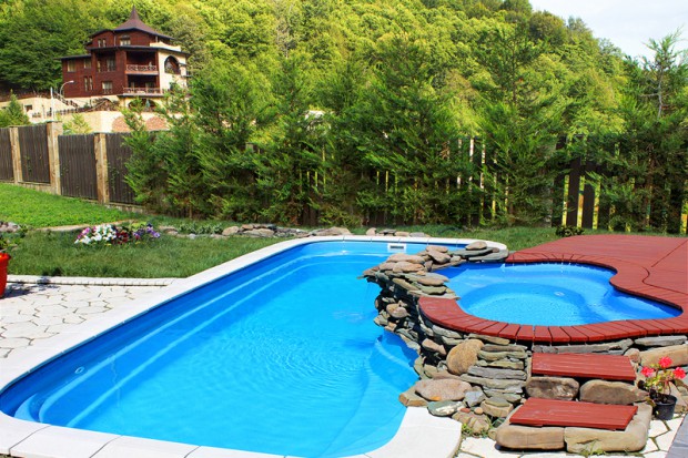 Piscine à la campagne