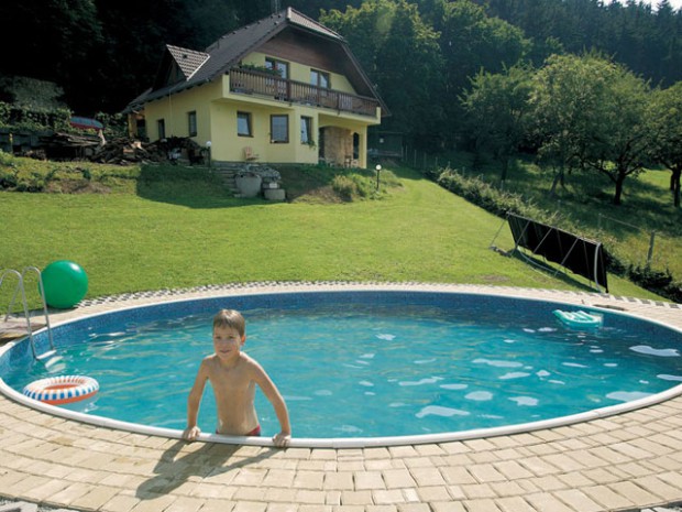 Piscine à la campagne