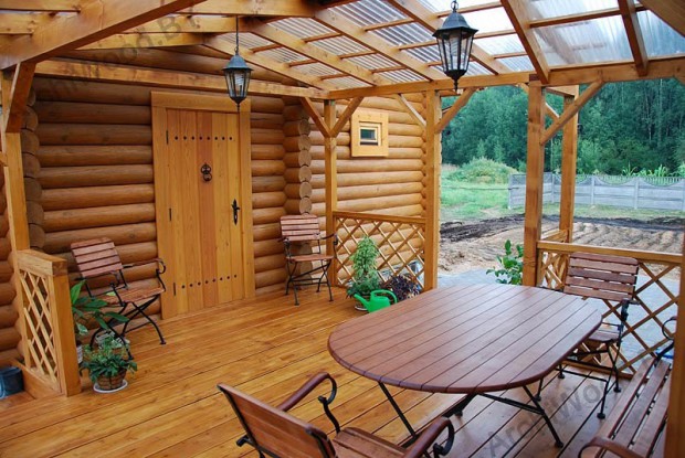 Baignoire avec gazebo