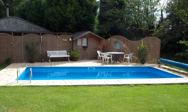 Piscine à la campagne