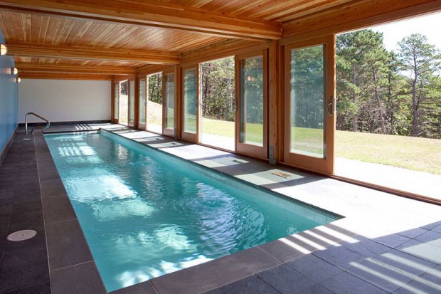 Piscine à la campagne