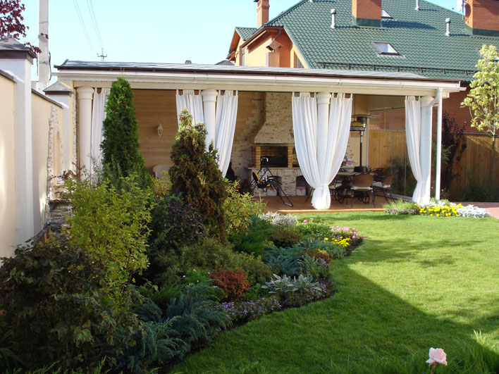 gazebo à faire soi-même avec barbecue