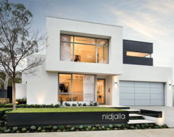 Design de maison de style moderne ou luxe modeste