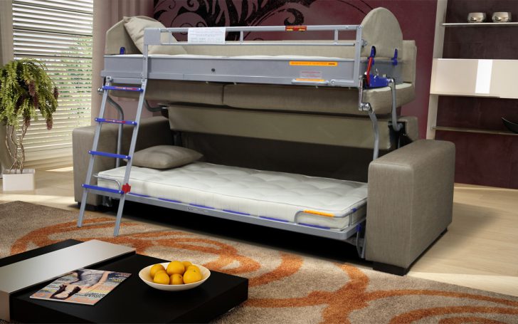 chambres d'enfants avec lits superposés