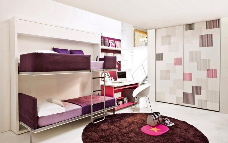 chambres d'enfants avec lits superposés