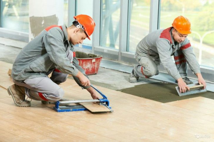 rénovation dans un nouveau bâtiment