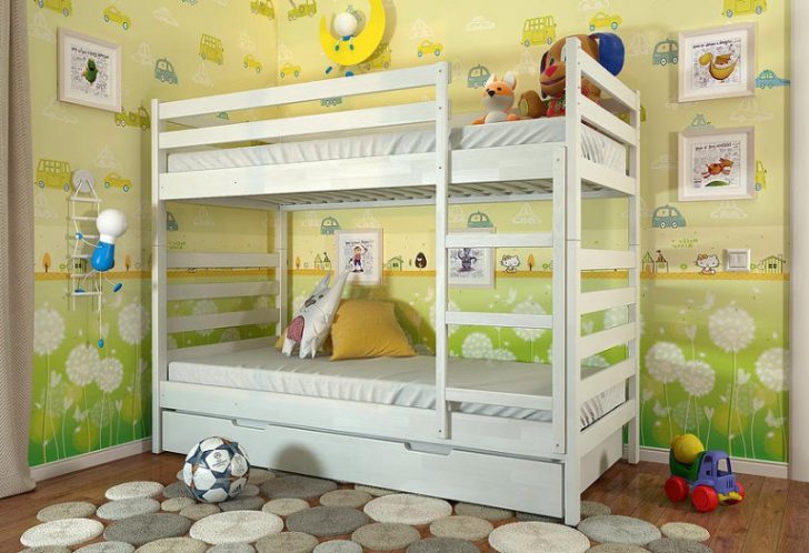 chambres d'enfants avec lits superposés