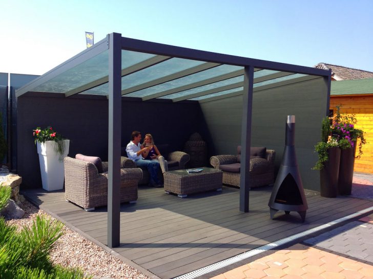 gazebo pour chalets d'été en polycarbonate