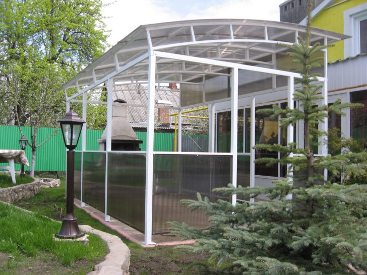 gazebo pour chalets d'été en polycarbonate