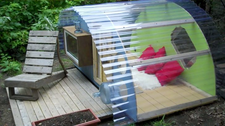 gazebo pour chalets d'été en polycarbonate