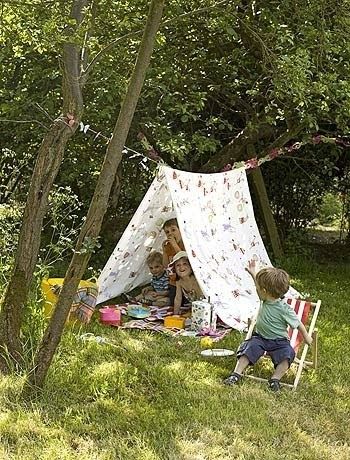 cabane à faire soi-même pour les enfants