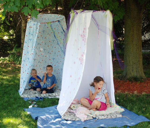 cabane à faire soi-même pour les enfants