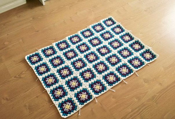 tapis au crochet