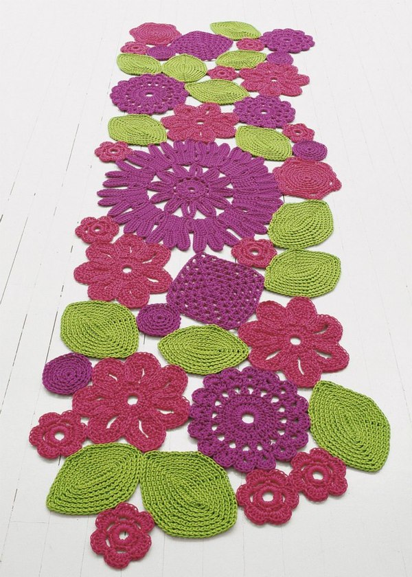 tapis au crochet