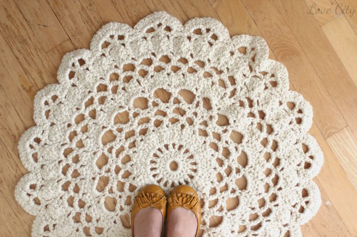 tapis au crochet