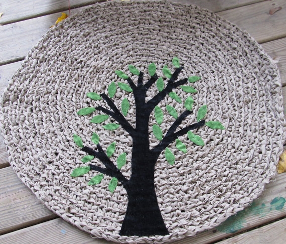 tapis au crochet