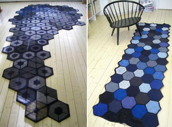 tapis au crochet