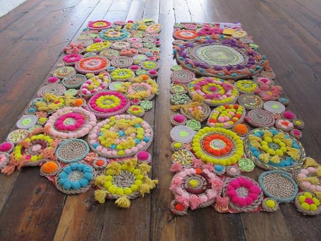 tapis au crochet