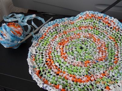 tapis au crochet