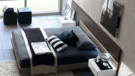 Décoration de chambre dans un style moderne