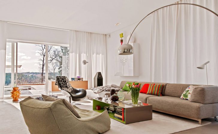 intérieurs d'appartements dans un style moderne