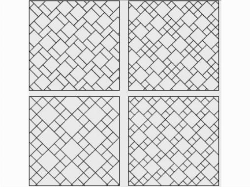 pose du carrelage en diagonale