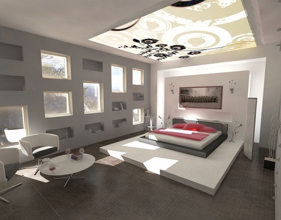 chambre de style moderne