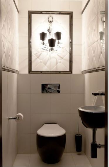 intérieur des toilettes