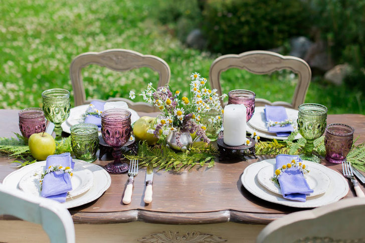 mise en table de fête